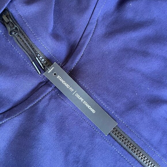 NWT Nike NSW Tech Ponte Windrunner Hoodie Men’s XL Navy Blue Full Zip CJ4277-492 - Picture 2 of 6